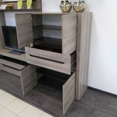 АФИНА А16а Шкаф МЦН Ясень Таормина в Карталах - kartaly.mebel24.online | фото 2