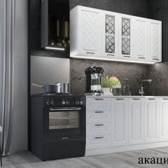 АГАВА Кухонный гарнитур (модульный) акация белая в Карталах - kartaly.mebel24.online | фото 2