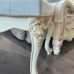Банкетка Мона Лиза (крем) в Карталах - kartaly.mebel24.online | фото 3