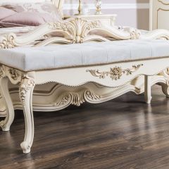 Банкетка Мона Лиза (крем) в Карталах - kartaly.mebel24.online | фото 5