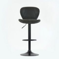 Барный стул Barneo N-86 Time / Black / VPU Dark Gray Vintage серый винтаж 970-11 в Карталах - kartaly.mebel24.online | фото 3