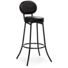 Барный стул Satearant черный полимер / темный мусс в Карталах - kartaly.mebel24.online | фото 1