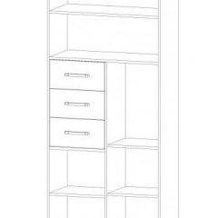 БУРАТИНО Шкаф Стеллаж в Карталах - kartaly.mebel24.online | фото 2