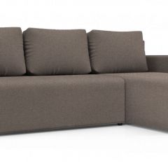 Диван угловой Алиса 3 Bahama ASH - Teos Dark Brown в Карталах - kartaly.mebel24.online | фото