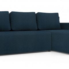 Диван угловой Алиса 3 Bahama DENIM - Teos Dark Brown в Карталах - kartaly.mebel24.online | фото