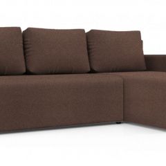 Диван угловой Алиса 3 Bahama PEBBLE - Teos Dark Brown в Карталах - kartaly.mebel24.online | фото