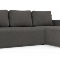 Диван угловой Алиса 3 Bahama STEEL - Teos Dark Brown в Карталах - kartaly.mebel24.online | фото