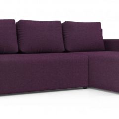 Диван угловой Алиса 3 Bahama VIOLET - Teos Dark Brown в Карталах - kartaly.mebel24.online | фото