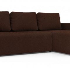 Диван угловой Алиса 3 Bahama VISION - Teos Dark Brown в Карталах - kartaly.mebel24.online | фото