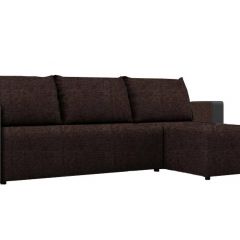 Диван угловой Алиса 3 Savana Chocolate - Teos Dark Brown в Карталах - kartaly.mebel24.online | фото