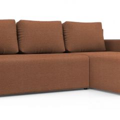 Диван угловой Алиса 3 Shaggy HONEY - TEOS BLACK в Карталах - kartaly.mebel24.online | фото