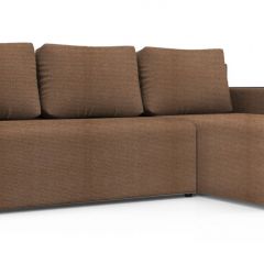 Диван угловой Алиса 3 Shaggy SAND - TEOS BLACK в Карталах - kartaly.mebel24.online | фото