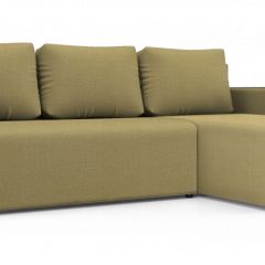 Диван угловой Алиса 3 Vital BANANA - Teos Dark Brown в Карталах - kartaly.mebel24.online | фото