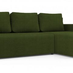 Диван угловой Алиса 3 Vital GREEN - Teos Dark Brown в Карталах - kartaly.mebel24.online | фото