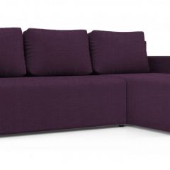 Диван угловой Алиса 3 Vital PLUM - Teos Dark Brown в Карталах - kartaly.mebel24.online | фото