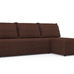 Диван угловой Алиса Shaggy CHOCOLATE без подлокотников в Карталах - kartaly.mebel24.online | фото