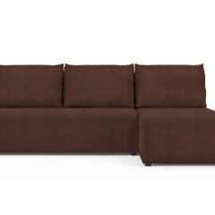 Диван угловой Алиса Shaggy CHOCOLATE без подлокотников в Карталах - kartaly.mebel24.online | фото 2