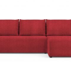 Диван угловой Алиса Shaggy RED без подлокотников в Карталах - kartaly.mebel24.online | фото