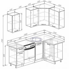 Кухонный гарнитур угловой Бланка 2000х1200 (Стол. 26мм) в Карталах - kartaly.mebel24.online | фото 2