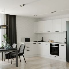 Кухонный гарнитур угловой Жемчуг 2600х1600 (Стол. 26мм) в Карталах - kartaly.mebel24.online | фото