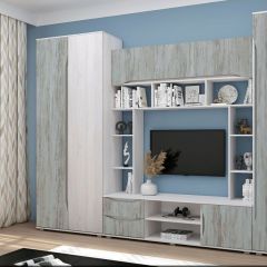 Гостиная Аванта (Анкор светлый/Артвуд темный) в Карталах - kartaly.mebel24.online | фото