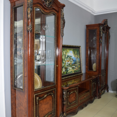 Гостиная Джоконда 1+ТВ+1 (корень дуба глянец) в Карталах - kartaly.mebel24.online | фото 4