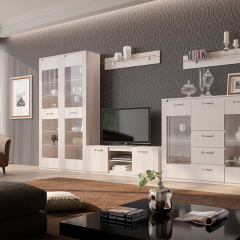 Гостиная Элана (модульная) в Карталах - kartaly.mebel24.online | фото