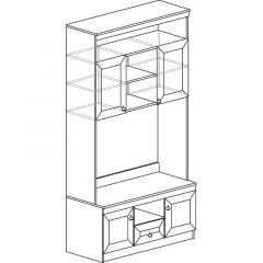 Гостиная Инна 1 Денвер светлый в Карталах - kartaly.mebel24.online | фото 10