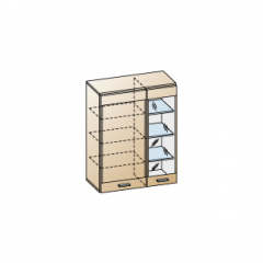 Гостиная Камелия Композиция 1 (Гикори Джексон темный) в Карталах - kartaly.mebel24.online | фото 9