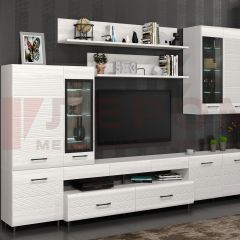 Гостиная Камелия Композиция 4 (Снежный ясень - серый) в Карталах - kartaly.mebel24.online | фото