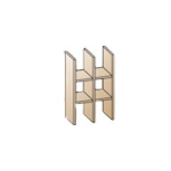 Гостиная Карина Композиция 6 (Акация Молдау) в Карталах - kartaly.mebel24.online | фото 3