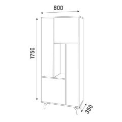 Гостиная Лабиринт (Модульная) в Карталах - kartaly.mebel24.online | фото 9