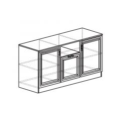 Гостиная Лира (модульная) Дуб нортон светлый в Карталах - kartaly.mebel24.online | фото 7