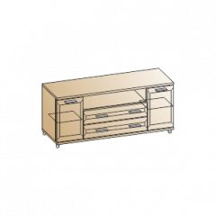 Гостиная Мелисса Композиция 2 (Гикори Джексон светлый) в Карталах - kartaly.mebel24.online | фото 4
