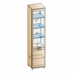 Гостиная Мелисса Композиция 2 (Гикори Джексон светлый) в Карталах - kartaly.mebel24.online | фото 7