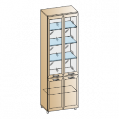 Гостиная Мелисса Композиция 3 (Гикори Джексон светлый) в Карталах - kartaly.mebel24.online | фото 7