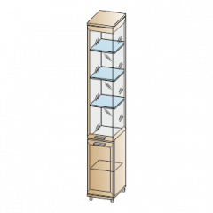 Гостиная Мелисса Композиция 5 (Гикори Джексон светлый) в Карталах - kartaly.mebel24.online | фото 3