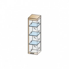 Гостиная Мелисса Композиция 8 (Гикори Джексон светлый) в Карталах - kartaly.mebel24.online | фото 3