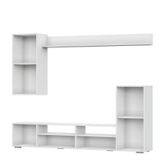 Гостиная МГС 4 (Белый/Белый глянец) в Карталах - kartaly.mebel24.online | фото 2