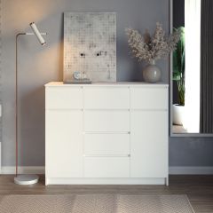 МОРИ Гостиная модульная (белый) в Карталах - kartaly.mebel24.online | фото 10