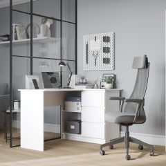 МОРИ Гостиная модульная (белый) в Карталах - kartaly.mebel24.online | фото 12