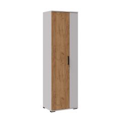 СИДНЕЙ-1 Шкаф платяной ЛДСП Белый /Дуб крафт золотой в Карталах - kartaly.mebel24.online | фото