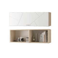 Гостиная Скайлайн (модульная) Дуб сонома/белый в Карталах - kartaly.mebel24.online | фото 6
