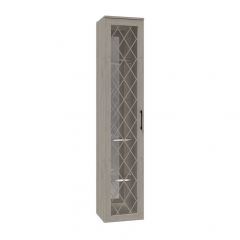 Гостиная София СП-5 Пенал-витрина МДФ Дуб крафт белый в Карталах - kartaly.mebel24.online | фото
