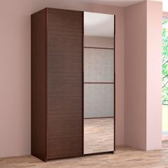 ИННЭС-5 Шкаф-купе 2-х дв. 1400 (1дв. Ф1 - венге, 1дв. Ф2 - зеркало) в Карталах - kartaly.mebel24.online | фото