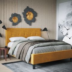 Интерьерная кровать Сириус с П/М (1200) в Карталах - kartaly.mebel24.online | фото