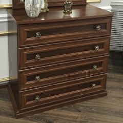 Комод 4 ящика Афина + Зеркало ППУ Афина (караваджо) в Карталах - kartaly.mebel24.online | фото 3
