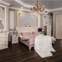 Комод 4 ящика Афина + Зеркало ППУ Афина (крем корень) в Карталах - kartaly.mebel24.online | фото 7