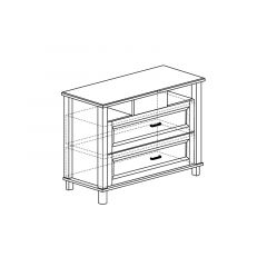 Комод №411 Прованс в Карталах - kartaly.mebel24.online | фото 2