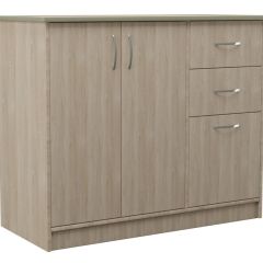 Комод АЛЛА (Дуб сонома светлый) Эко в Карталах - kartaly.mebel24.online | фото